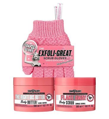 Soap & Glory Exfoliating Tan Prep Essentials Bundle GOODS Boots   