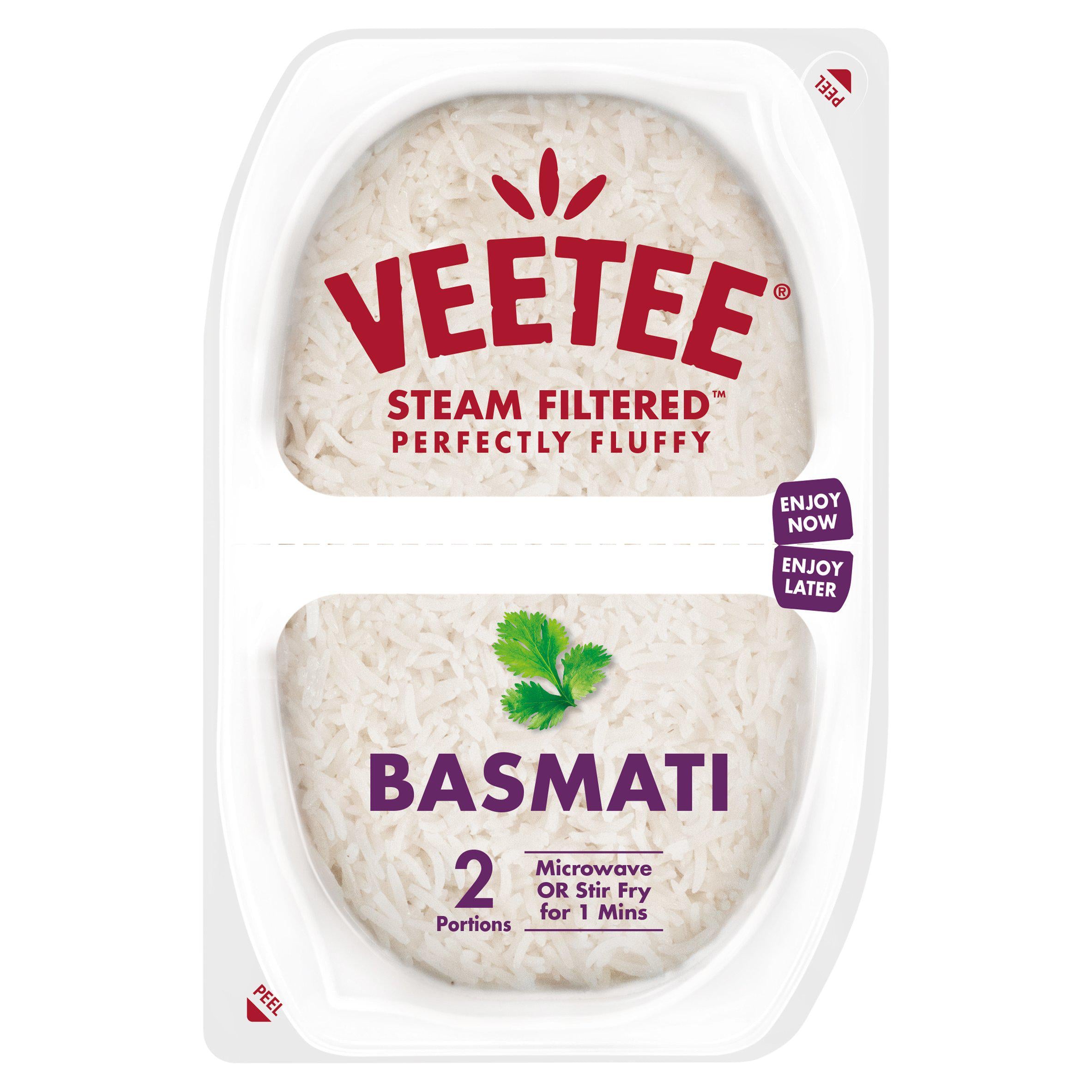 Veetee Heat& Eat Basmati Rice Pots x2 250g GOODS Sainsburys   