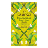 Pukka Lemongrass & Ginger Tea 20 Tea Bags Herbal Tea Holland&Barrett   