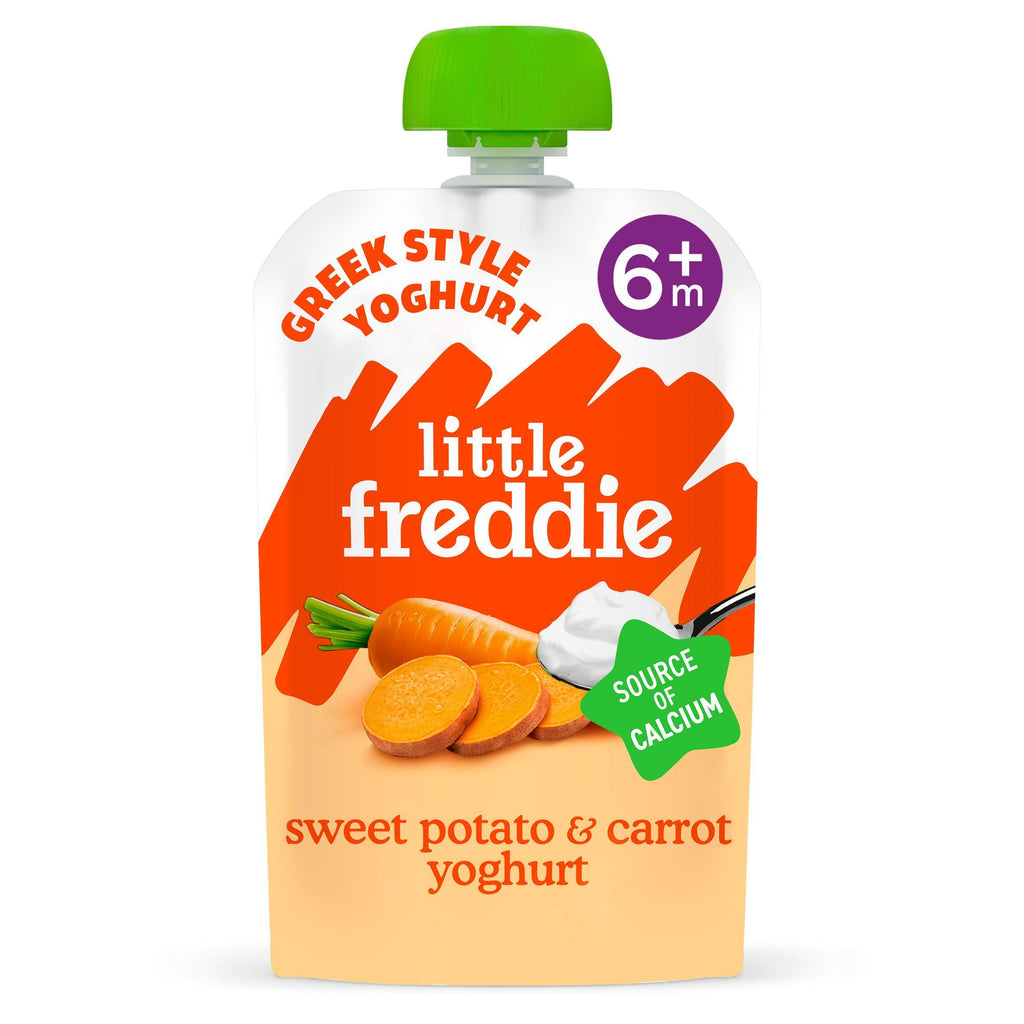 Little Freddie Organic Sweet Potato & Carrot Greek Style Yoghurt 100g