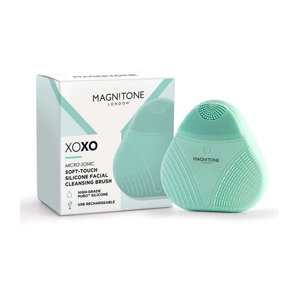 MAGNITONE XOXO Soft-touch Silicone Cleansing Brush - Green