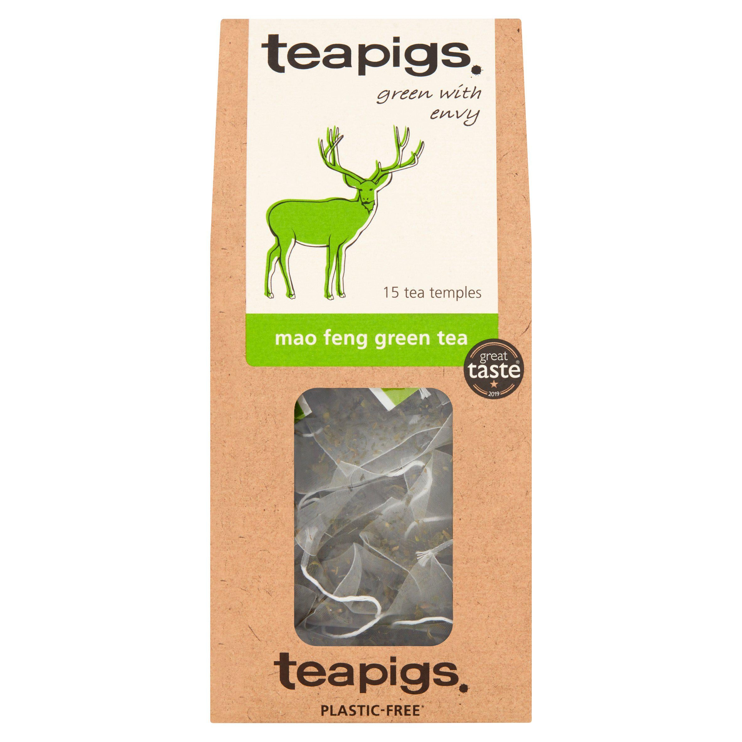 Teapigs Mao Feng Green Tea x15 Tea Bags 37.5g All tea Sainsburys   