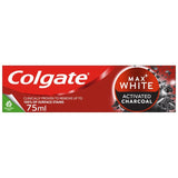 Colgate Max White Charcoal Teeth Whitening Toothpaste   75ml