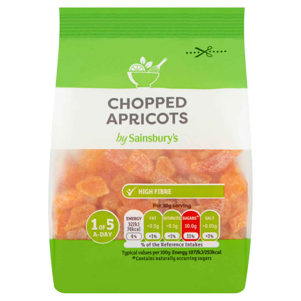 Sainsbury's Chopped Apricot 200g