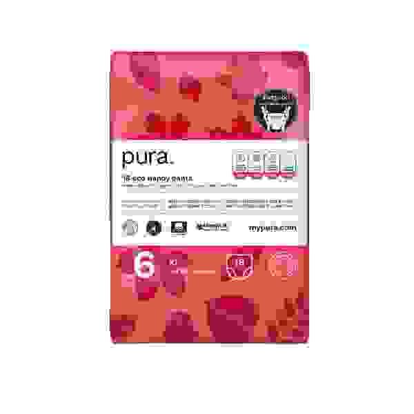 Pura Premium Eco Baby Nappies, Size 6 (15+ kg) 21 Nappies GOODS Superdrug   