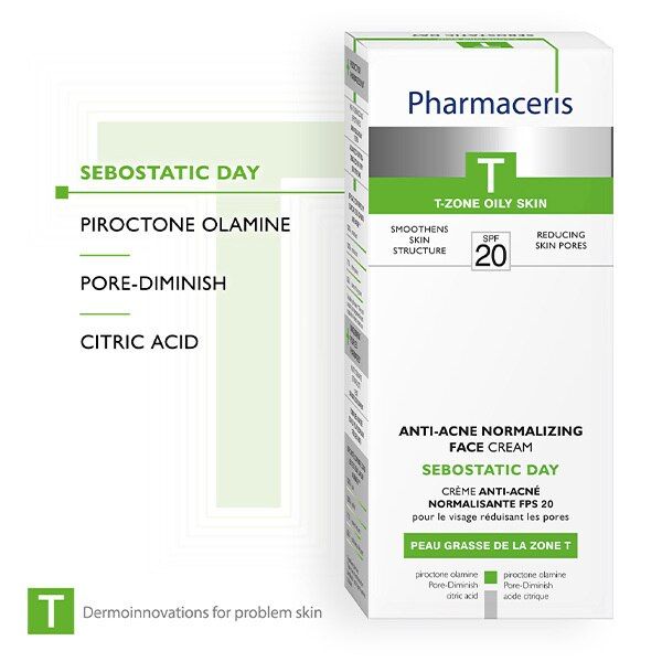 Pharmaceris T Sebostatic Day Anti Acne Face Cream GOODS Superdrug   