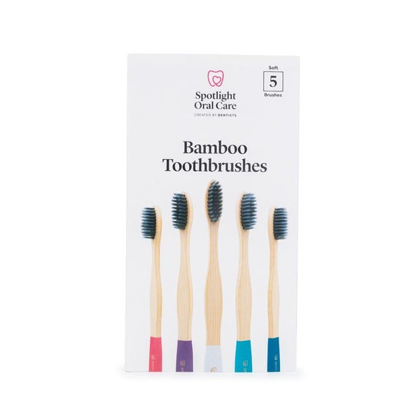 Spotlight Oral Care Bamboo Toothbrush 5 Pack GOODS Superdrug   