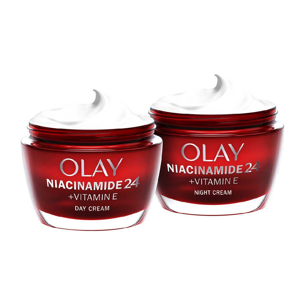 Olay Signs Of Ageing with Niacinamide + Vitamin E Day and Night Moisturiser Bundle GOODS Boots   