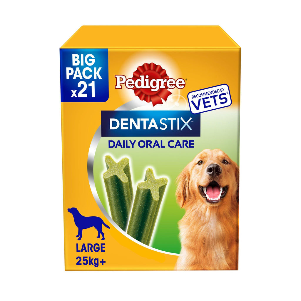 Pedigree Dentastix Fresh Adult Large Dog Treats Dental Sticks x21 810g