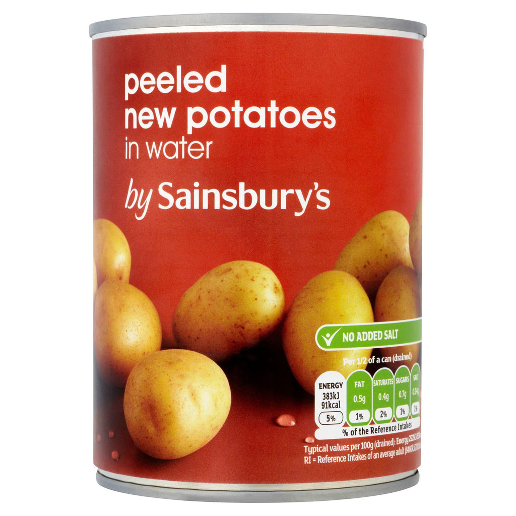 Sainsbury's Peeled New Potatoes In Water 560g (360g*)