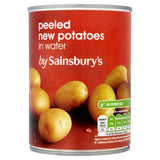 Sainsbury's Peeled New Potatoes In Water 560g (360g*) Vegetables Sainsburys   