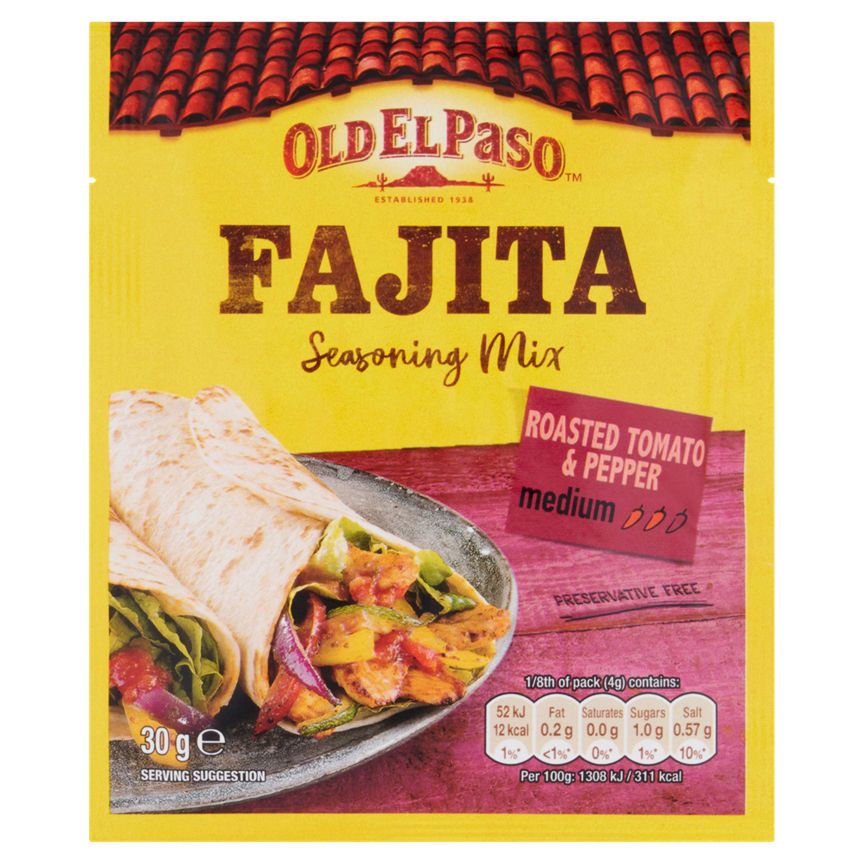 Old El Paso Mexican Roasted Tomato & Pepper Fajita Seasoning Mix