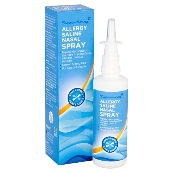 Superdrug Saline Nasal Spray 100ml GOODS Superdrug   