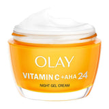 Olay Vitamin C + AHA24 Night Gel Face Moisturiser With Niacinamide 50ml GOODS Boots   