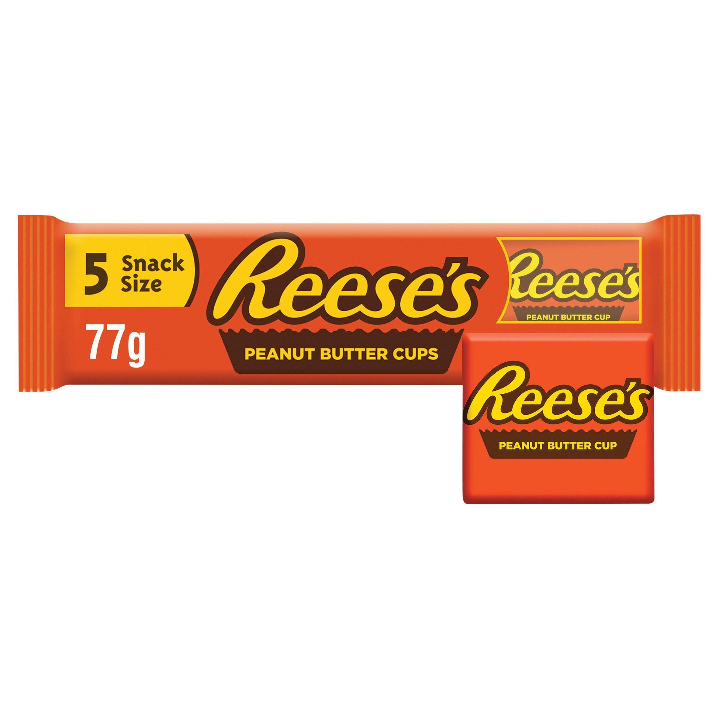 Reese's Peanut Butter Cup Chocolate Multipack 5x15.4g GOODS Sainsburys   