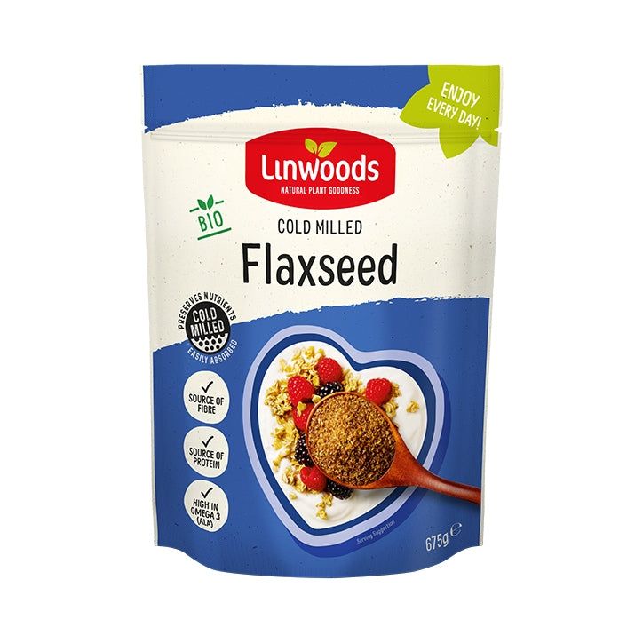 Linwoods Milled Organic Flaxseed 675g Breakfast Sprinkles & Toppers Holland&Barrett   