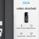 Blink Video Doorbell & Sync Module in Black + Blink Mini 2 Cam in White - McGrocer