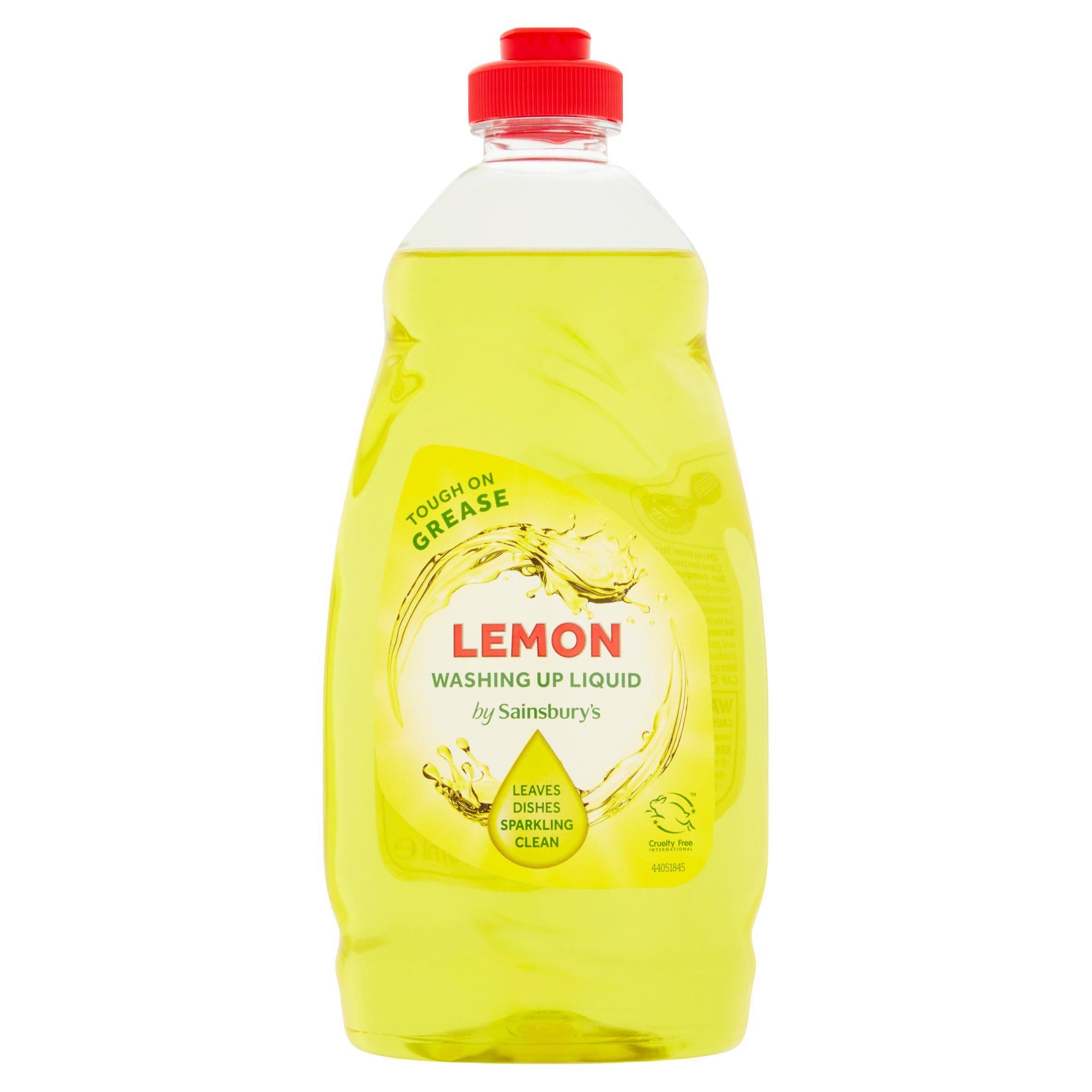 Sainsbury's Washing Up Liquid, Lemon 450ml essentials Sainsburys   