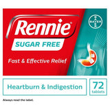 Rennie Sugar Free Heartburn & Indigestion Relief 72 Tablets GOODS Superdrug   