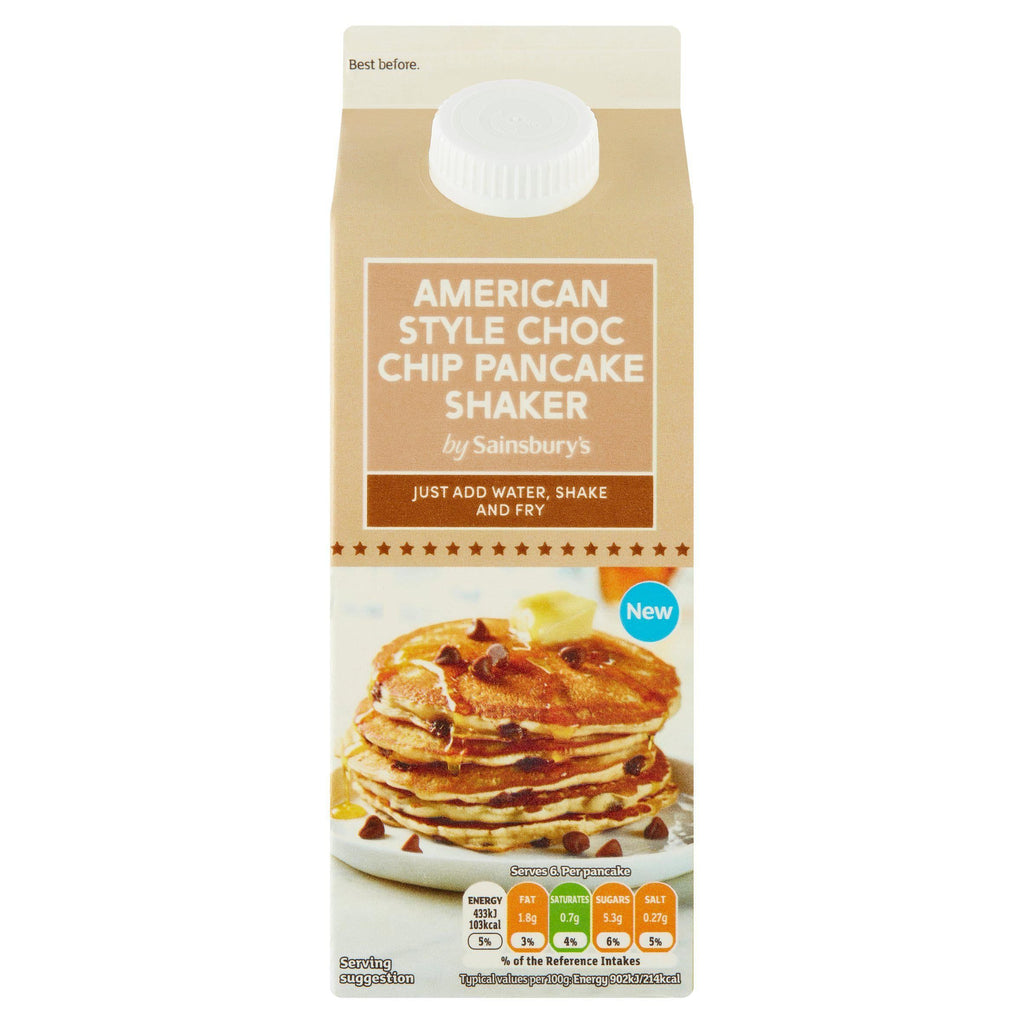 Sainsbury's American Style Choc Chip Pancake Shaker 155g