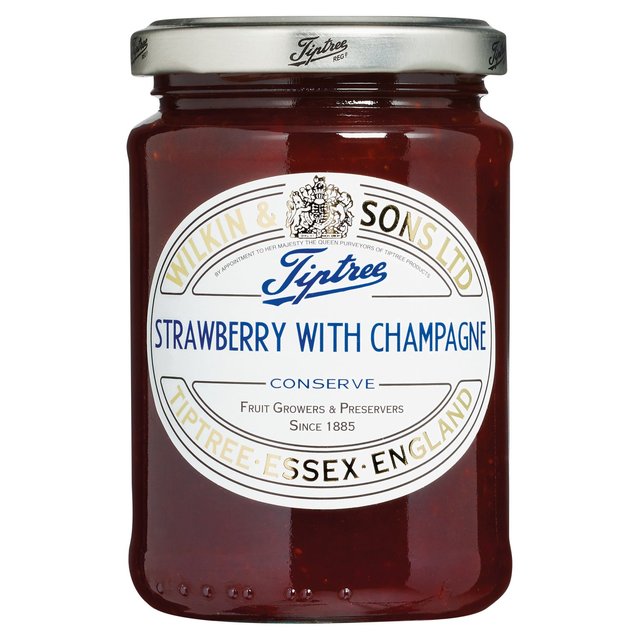 Tiptree Strawberry Conserve with Champagne   340g GOODS M&S   