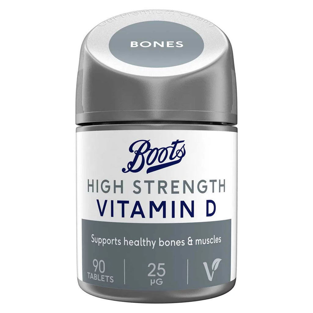 Boots High Strength Vitamin D 25 µg Food Supplement 90 Tablets