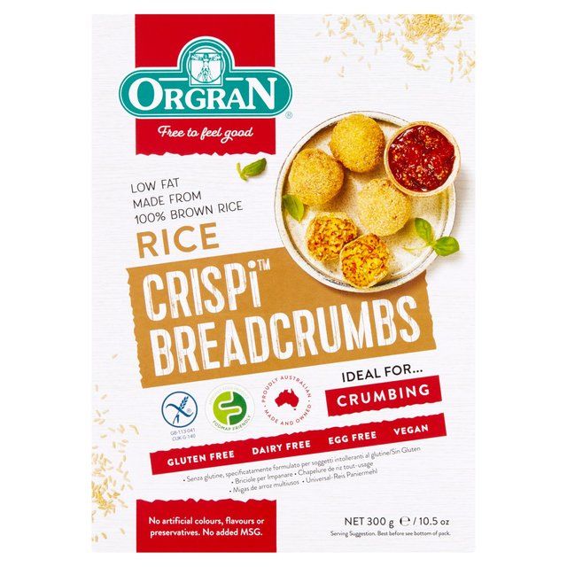 Orgran Gluten Free All Purpose Rice Crumbs   300g