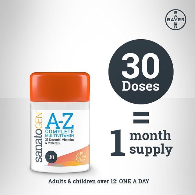 Santogen A-Z Complete Multivitamin Tablets    30 per pack