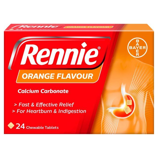 Rennie Orange Heartburn & Indigestion Relief Tablets   24 per pack GOODS M&S   