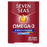 Seven Seas Omega-3 & Multivitamins Man 30 Day Duo Pack Vitamins, Minerals & Supplements Boots   