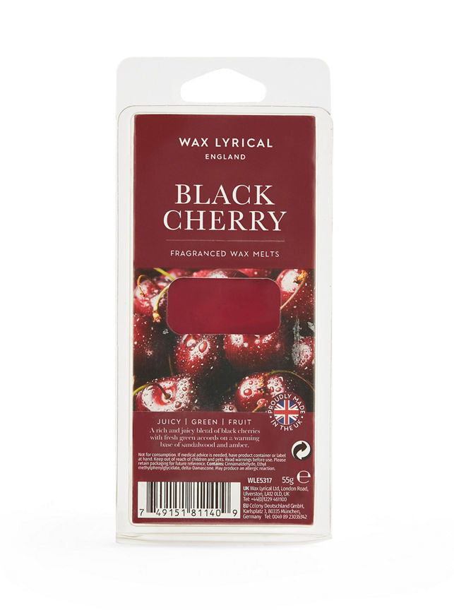 Wax Lyrical Waxmelt Black Cherry GOODS ASDA   