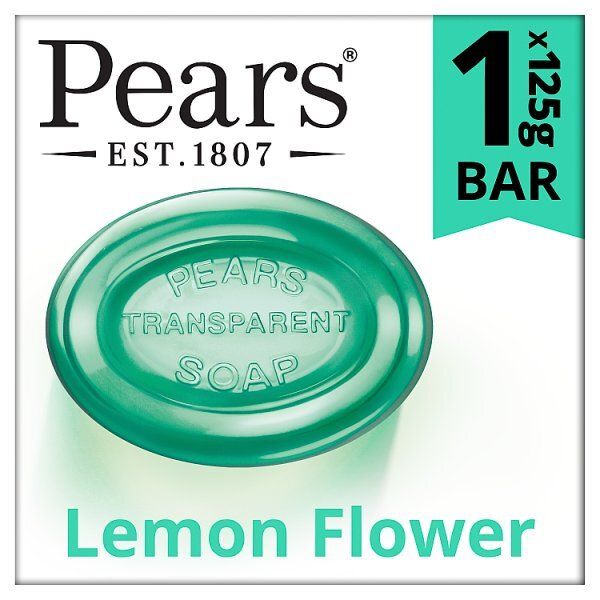 Pear Transparent Bar Soap with Lemon Flower Extracts 125g