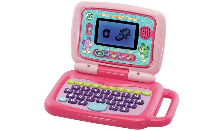 LeapFrog 2 in 1 Laptop Touch - Pink GOODS Argos