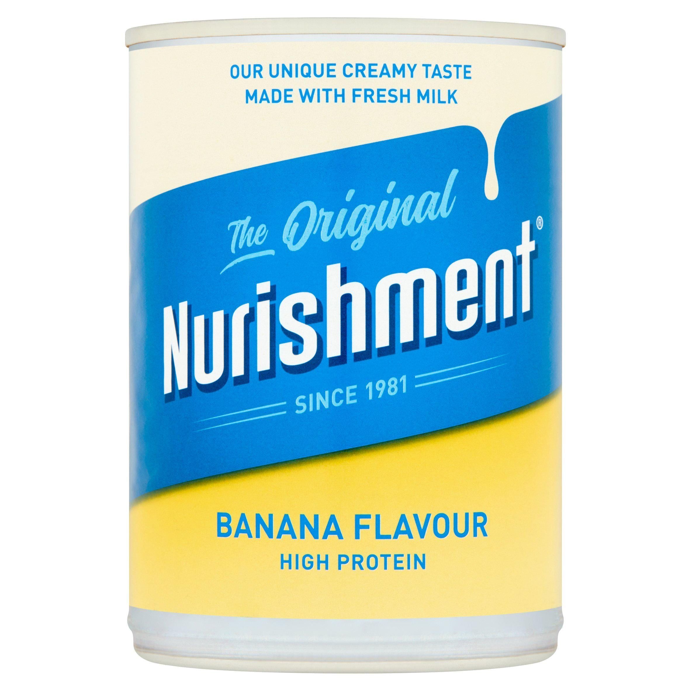 Nurishment The Original Banana Flavoured Milk 400g African & Caribbean Sainsburys   