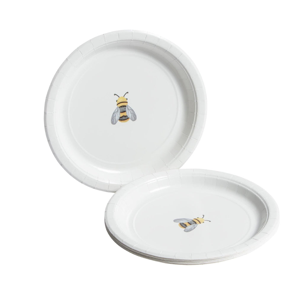 Sainsbury's Home Floral Bee Plate 10pk