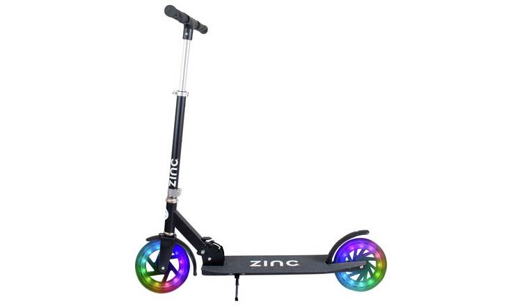 Zinc Dazzle Light Up Foldable Big Wheel Scooter GOODS Argos