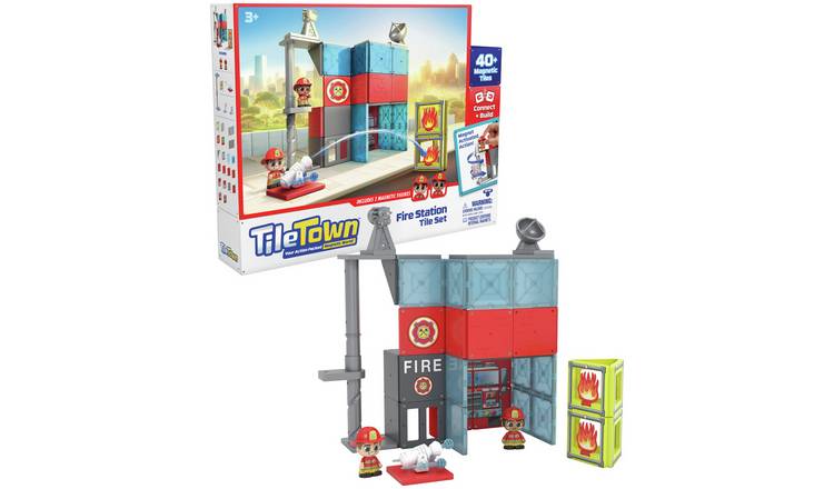 Tile Town Fire House Set GOODS Argos