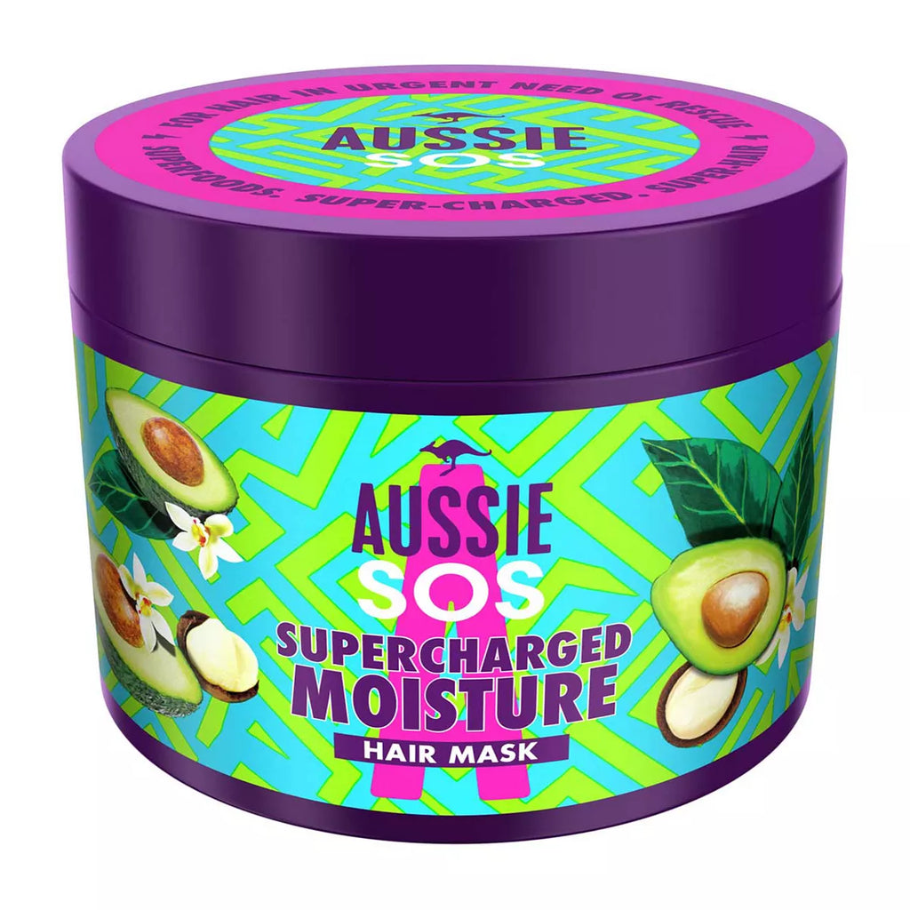 Aussie SOS Supercharged Moisture Vegan Hair Mask, 450ml