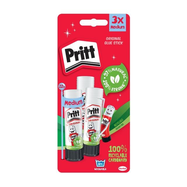 Pritt Stick Blistercard 3X22.0g