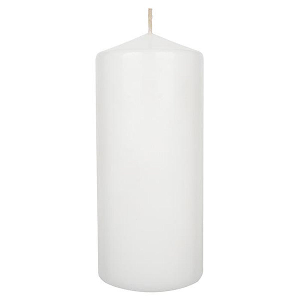 Habitat Extra Large Pillar Unscented Candle - White