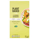 Plant Based by ASDA 4 Veggie Burgers GOODS ASDA   