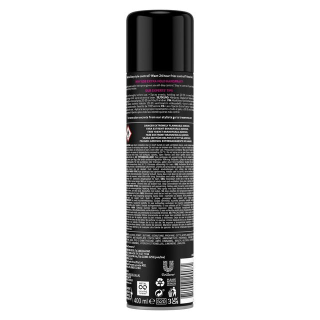 TRESemme Salon Styling Extra Hold Hair Spray   400ml GOODS M&S   