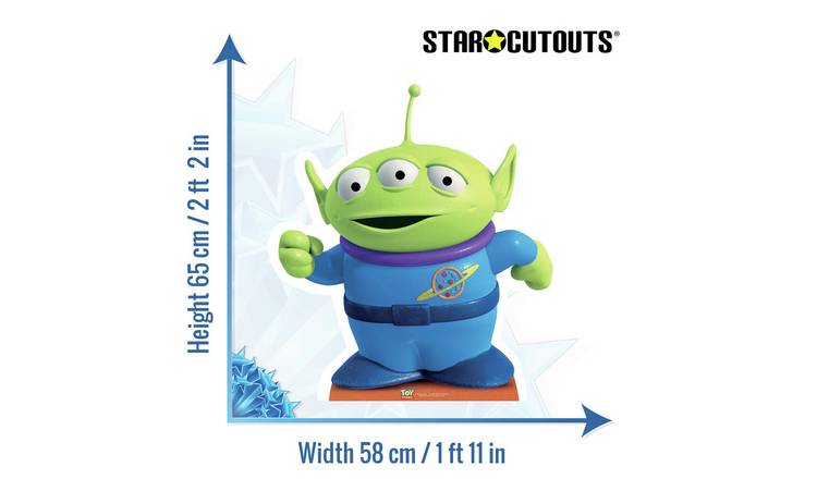 Star Cutouts Toy Story Little Green Man Cardboard Cutout GOODS Argos