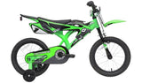 Hyper 16 Inch Wheel Size Unisex Beginner Motobike - Green