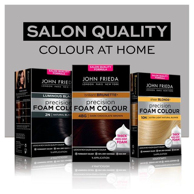 John Frieda Precision Foam Colour Natural Black 2N