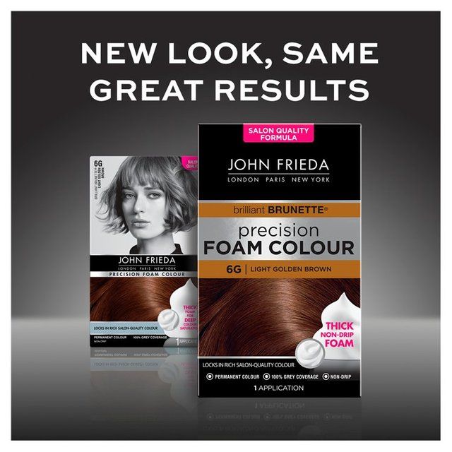 John Frieda Precision Foam Colour Light Golden Brown 6G