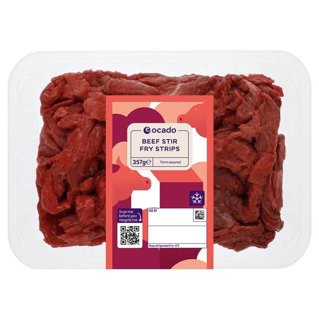 Ocado Lean Beef Stir Fry Strips   357g