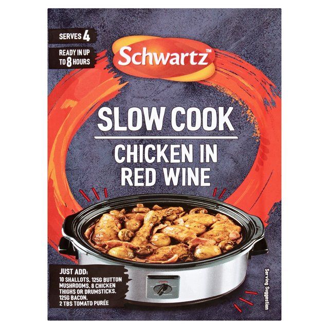 Schwartz Chicken In Red Wine Slow Cook Recipe Mix   35g GOODS M&S   