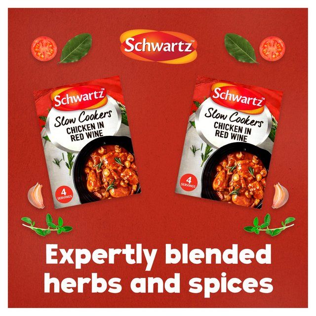 Schwartz Chicken In Red Wine Slow Cook Recipe Mix   35g GOODS M&S   