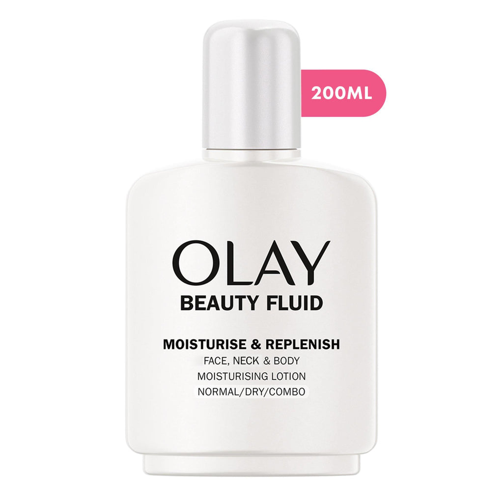 Olay Beauty Fluid Face & Body Moisturiser 200ml